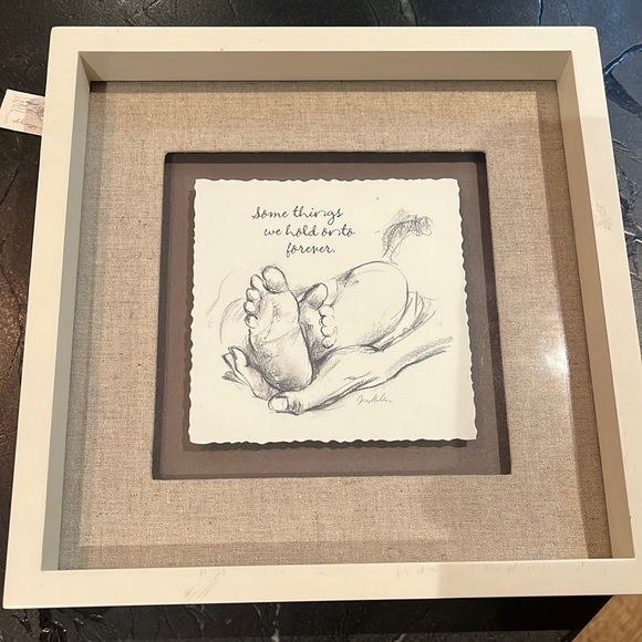 Hallmark baby feet picture NWT - Picture 1 of 2